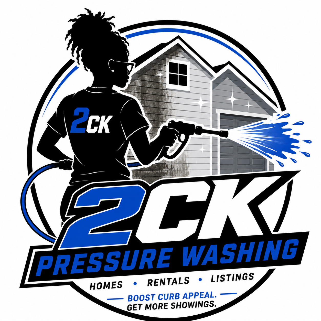 2CK Pressure Washing logo